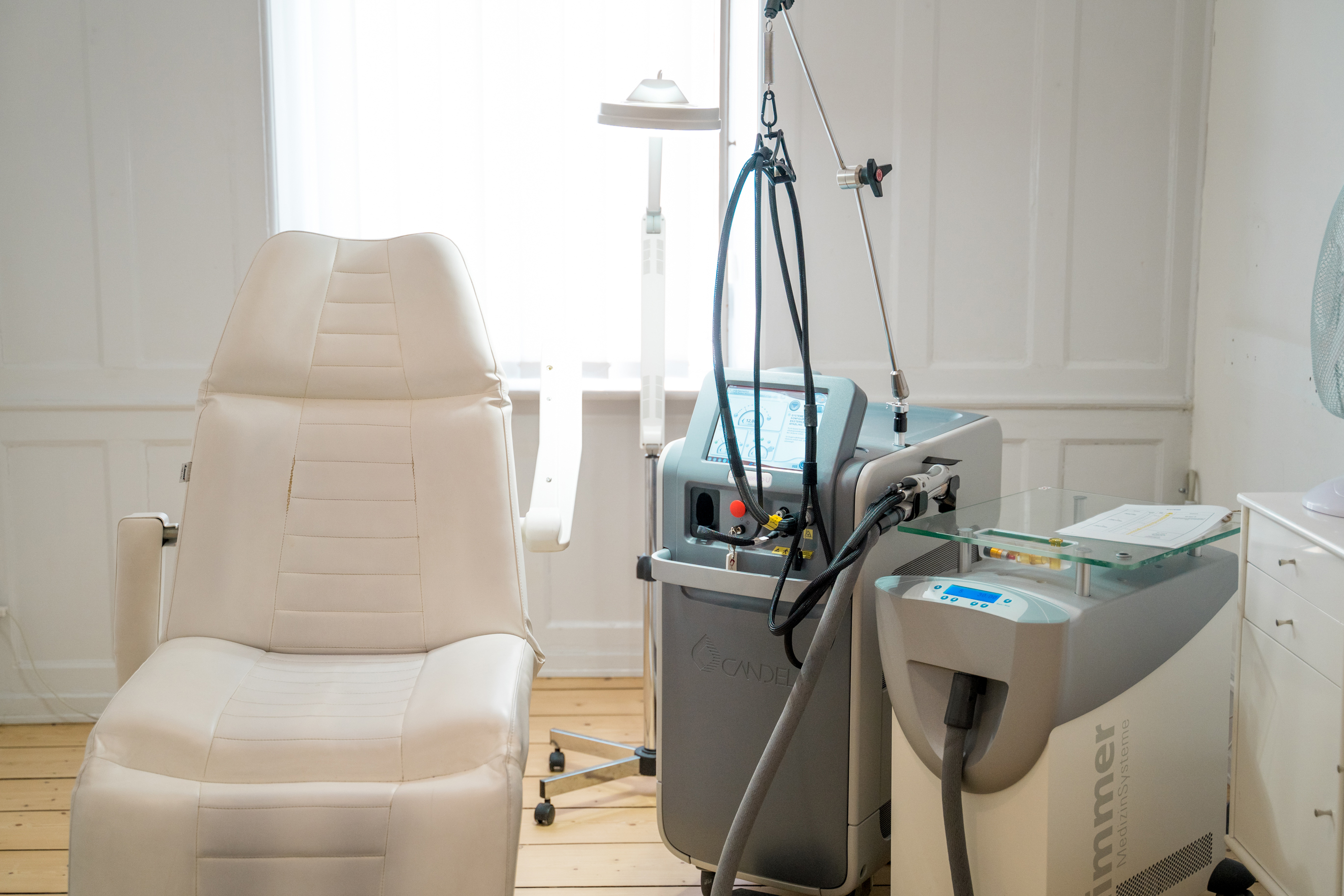 Behandlingsrum hos Cosmo Laser